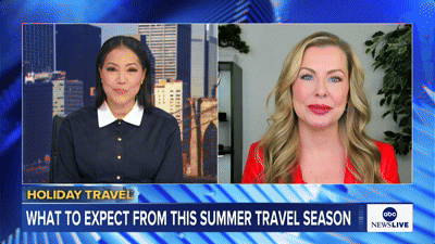 Christianne Klein on ABC News Live discussing Summer Travel Trends and "Memory-First Travel"
