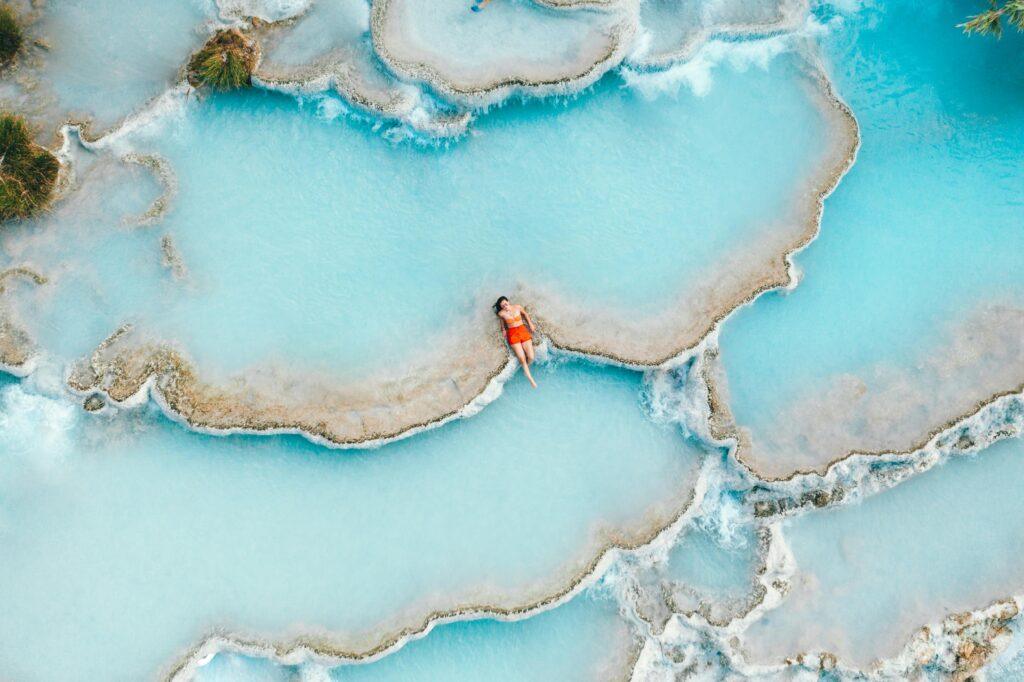 Hot Springs in Tuscany, Italy. Image by Spencer Davis.