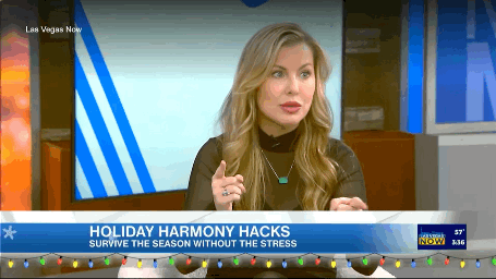 Travel and Lifestyle Expert, Christianne Klein, on CBS- sharing Holiday Harmony Hacks.