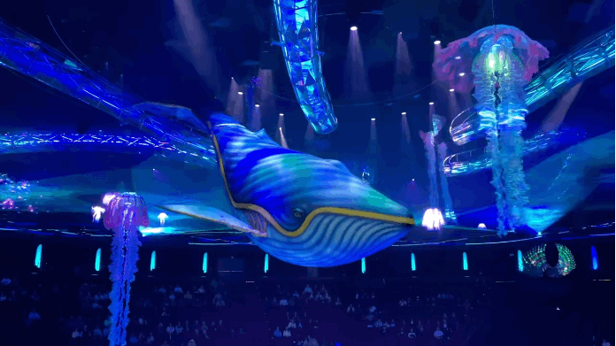 The incredible spectacular from Awakening at Wynn, Las Vegas. Images by Dan Sattel. 