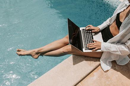 How to make your next "workcation"... work.  Image by Vlada Karpovich.