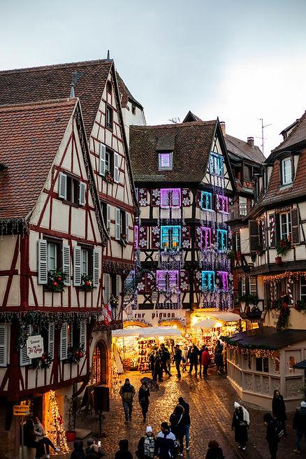 A Christmas Market in Colmar, France.  Image by Çağlar Aslan.