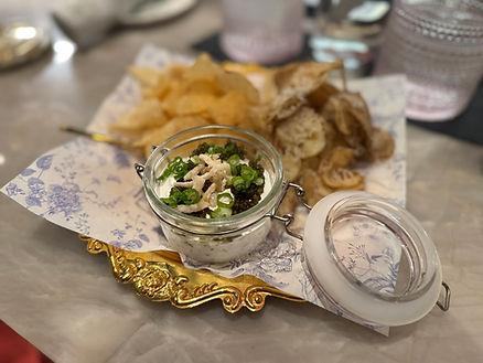 I'm still dreaming about Millionaire Dip topped with caviar.  Image by Christianne Klein.