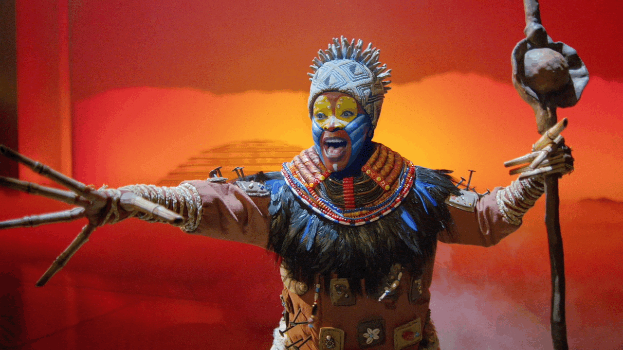Rafiki from The Lion King. Disney. c/o The Smith CenterRafiki from The Lion King. Disney. c/o The Smith CenterTaymor back in 1997. I have never met someone who wasn’t wowed at the first elephant making its way down the aisles to the stage. Taymor’s direction and creation are still among the best uses of puppetry and full-body acting on s