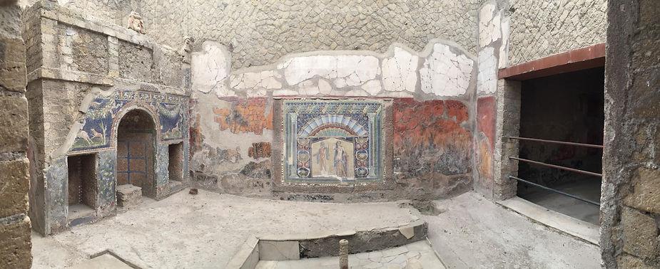 The House of Neptune and Amphitrite, Herculaneum, Italy.  Image by Christianne Klein.