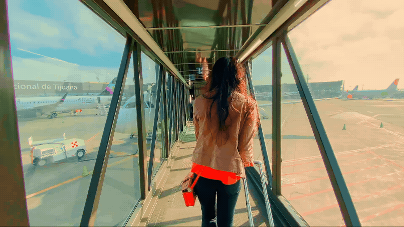Patience is a superpower at the airport. Video by Chris G.