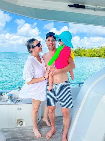 Snorkeling with the family off Grand Cayman.  Image by Katherine Rose Woller. 