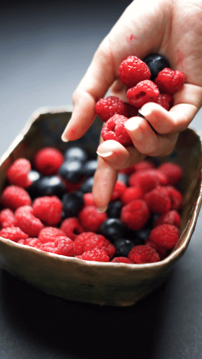 Adding berries to any meal adds antioxidants and still feels like a treat.  Video by Any Lane.