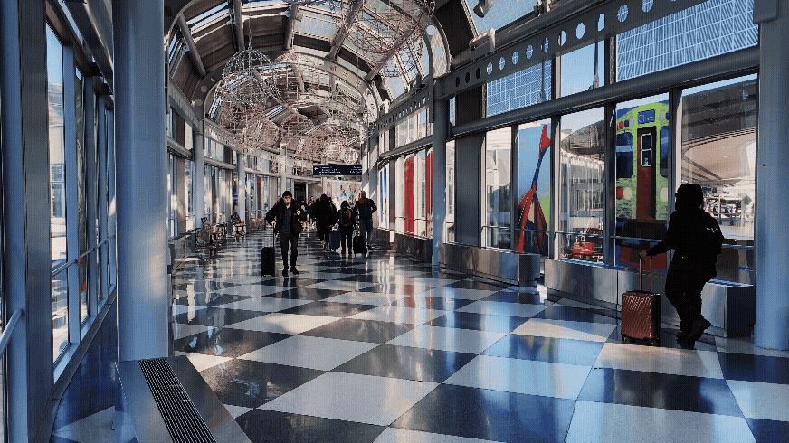Avoid the race of travel chaos by thinking like a travel expert. Video by Kelly.