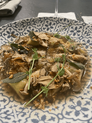 Agnolotti Di Porcini Al Tartufo 