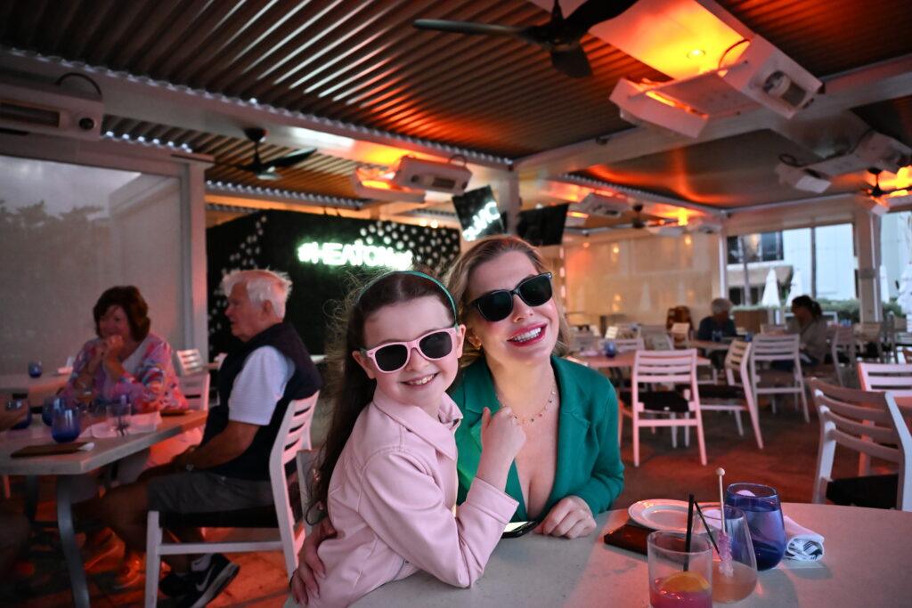 Christianne and Livia beachside at Heaton's at Kimpton Vero Beach.  Image by Dan Sattel.
