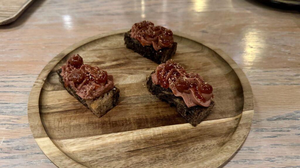Duck Liver Mousse at Vicia. Image by Christianne Klein