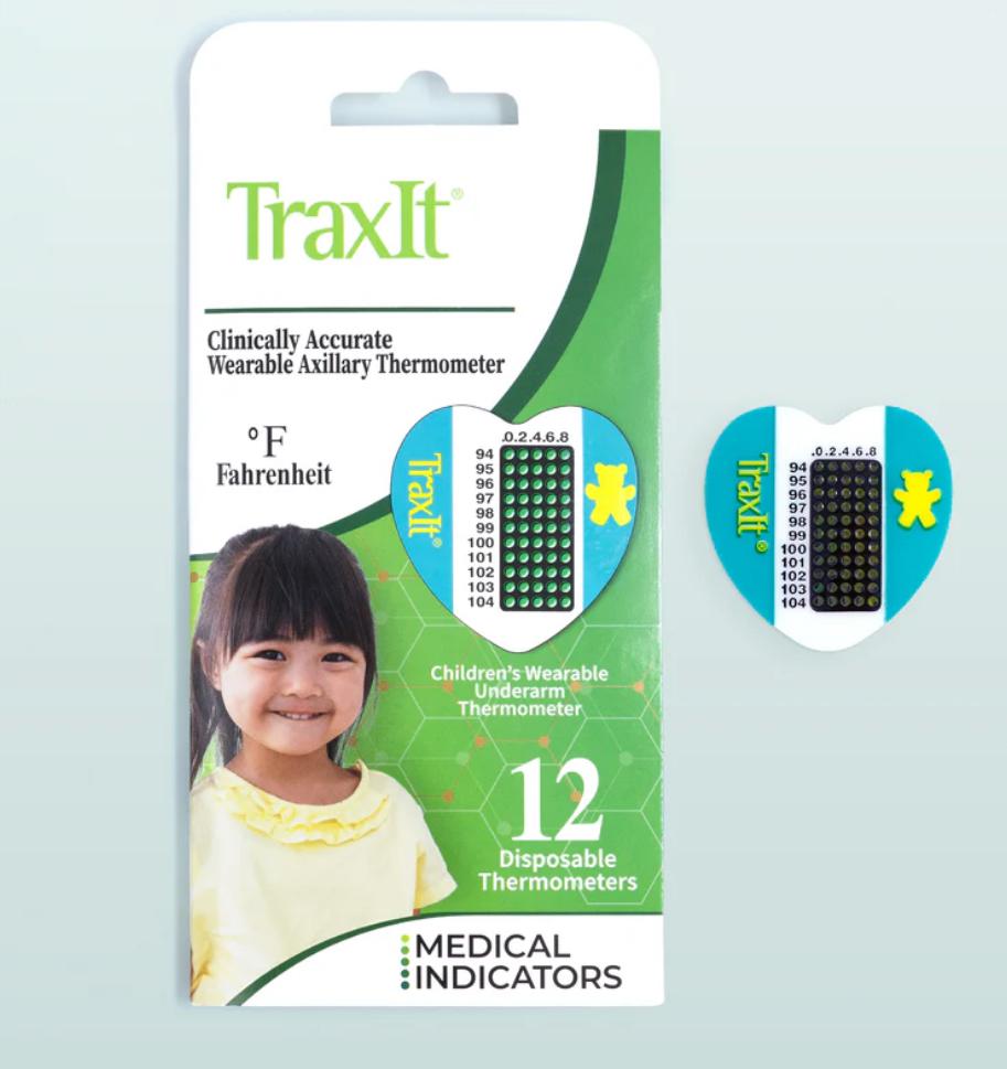 Traxit wearable underarm thermometers by NexTemp