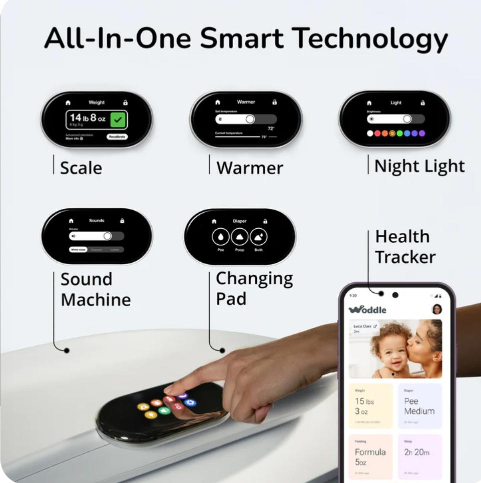 Smart Changing Pad by Woddle