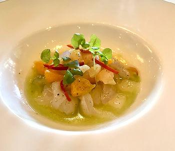citrus cured snapper crudo